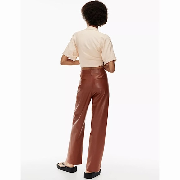 Wilfred Free (Aritzia) ‘Ascendant’ Vegan Leather Pants - Picture 4 of 15